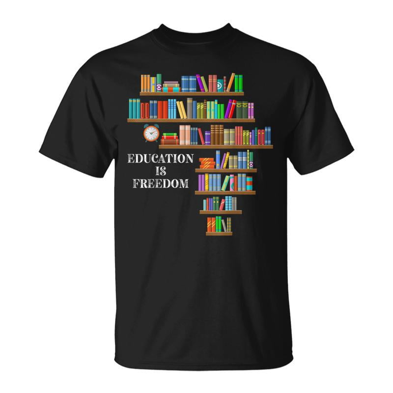 Education Is Freedom Book Reader Black History Month Pride TShirt ...