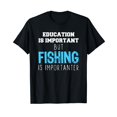 thumbnail image 1 of Education Is Important But Fishing Is Importanter Christmas T-Shirt, 1 of 5