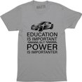 thumbnail image 1 of Education Is Important But Power Is Importanter - Funny College Men's T-Shirt, 1 of 4