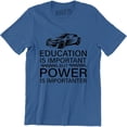 thumbnail image 1 of Education Is Important But Power Is Importanter - Funny College Men's T-Shirt, 1 of 4