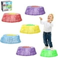 thumbnail image 1 of Education Light Up Stepping Stones Play Stones for Kids Activity Bright Indoor and Outdoor Engagement, 1 of 7