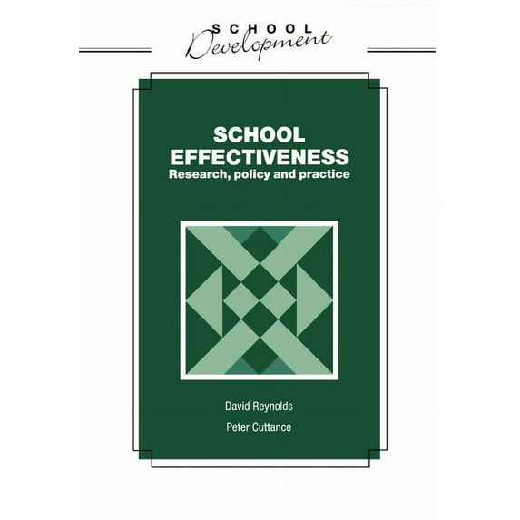 Education Management Series School Effectiveness, (Paperback)