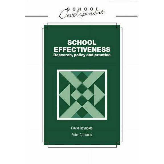 Education Management Series School Effectiveness, (Paperback)