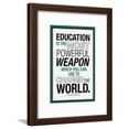 thumbnail image 1 of Education Nelson Mandela Quote, Framed Art Print Wall Art Sold by Art.Com, 1 of 6