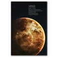 thumbnail image 1 of Education Poster The Solar System Poster Sun Poster Space Poster Classroom Poster Canvas HD Print Wall Art Picture Print Modern Family Bedroom Decor Posters, 1 of 7