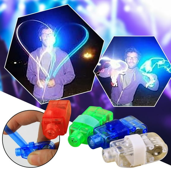 Education Puzzle Toy LED Finger Light Glow Ring for Interactive Lighting and Party Entertainment