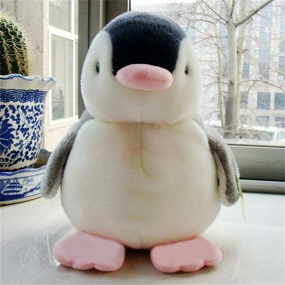 Education Puzzle Toy Penguin Animated Singing Stuffed Animal for Kids Educational Development, White