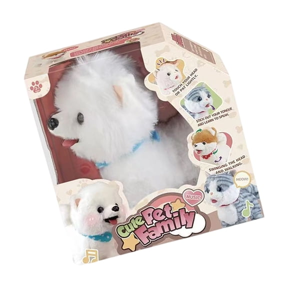 Education Stuffed Robot Pet Toy With Motion Activation Realistic Sound Children Roleplay Raise A Pet Activity Toy