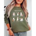 thumbnail image 1 of Education Teacher Cat Lover Sweatshirt, Education Funny Cat Puns, Math Teacher Meowthmatics, Hisstory, Mewsic Teacher Puns Funny Gift Cozy Crewneck, 1 of 5