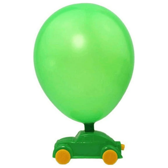 Education Toy Balloon Powered LaunchCar Balloon Air Inflator Hand Push Vehicle for Kids