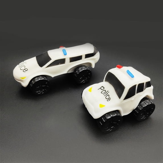 Education Toys Deformable Soft Car Toy for Kids—Stretchable Elastic Vehicle Learning Toy with Safe Smooth, 3.94x2.40x2.36 inch, White