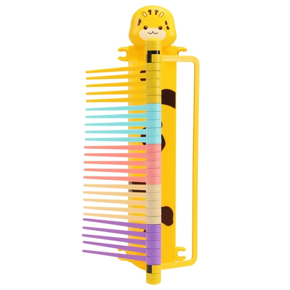 Vertical Jump Tester for Kids Educational Toy - Wall Mounted Jump Trainer with Cartoons Resettable Height Measurement Tool for Home and Kindergarten