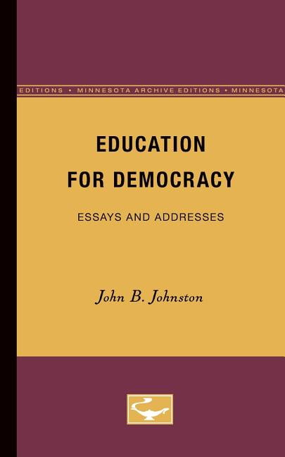 write an essay about education for democracy