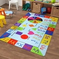 thumbnail image 1 of Educational ABC Children Rug for Playroom Numbers Graphics Learning Area Rug Children Play Carpet Non-Slip Baby Rug for Bedroom, 1 of 5
