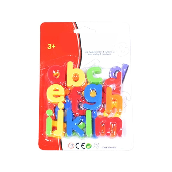 Educational Alphabet and Stickers Colorful Teaching Fridge for Early Learning