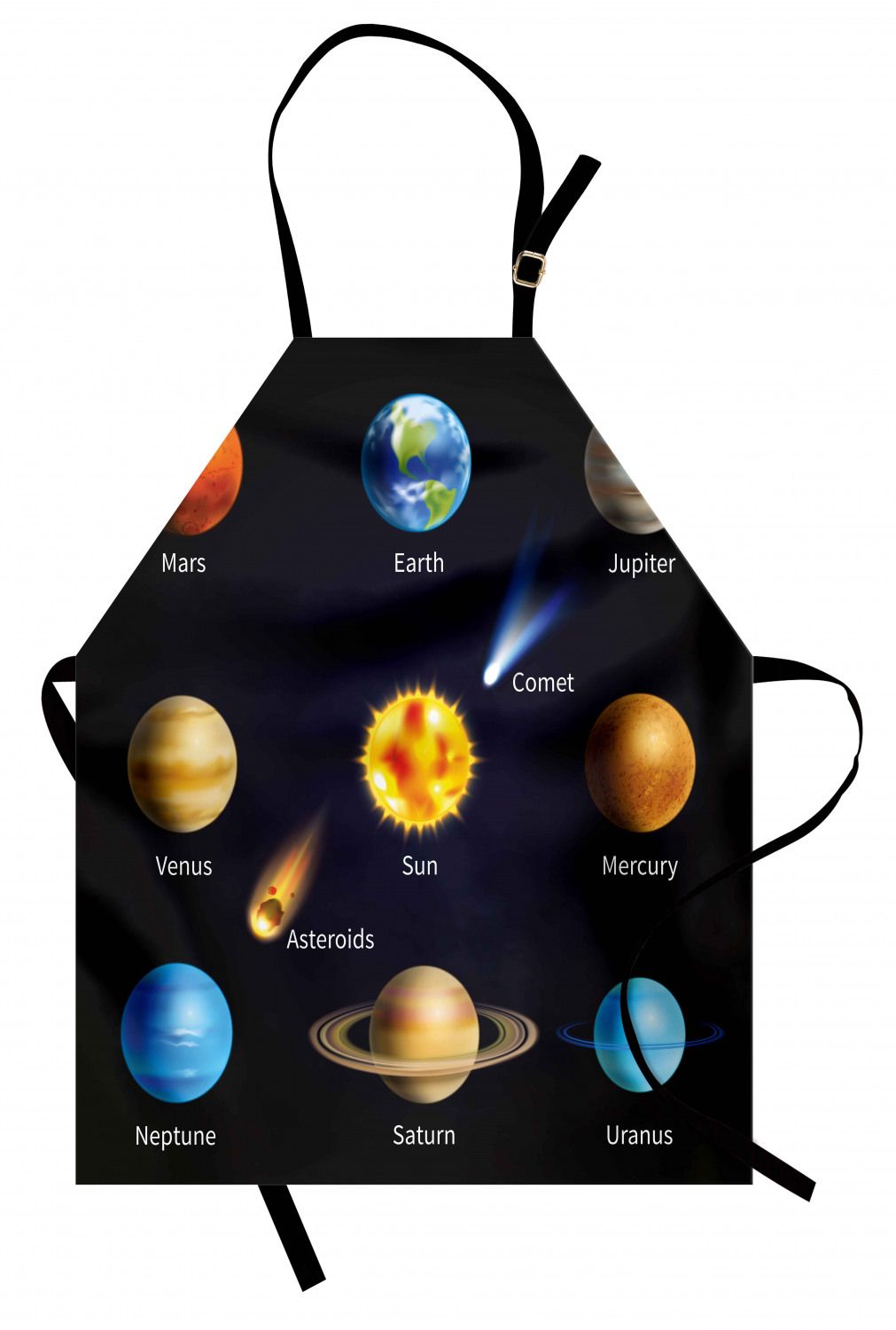 Educational Apron Realistic Solar System Planets and Space Objects ...