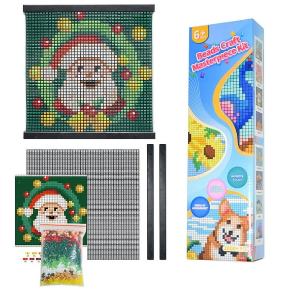 Educational Bead Craft Kit For Kids Development Motor Skills Imagination Enhancement Activity Pack