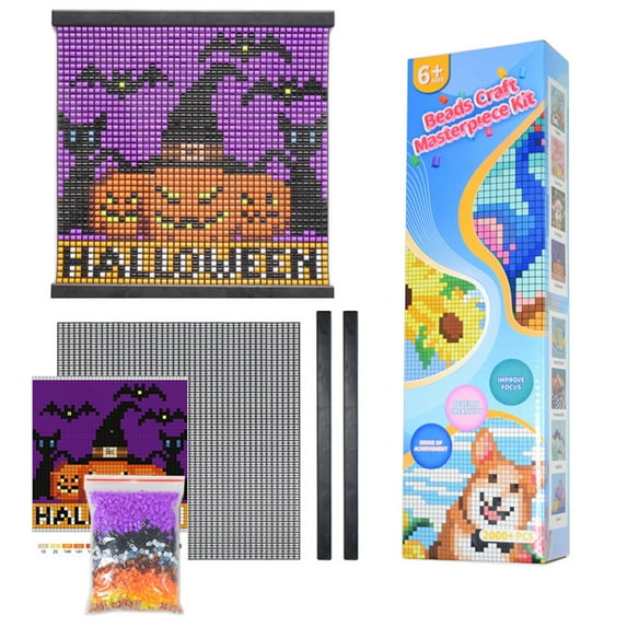 Educational Bead Craft Kit For Kids Development Motor Skills Imagination Enhancement Activity Pack