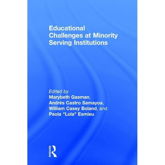 Educational Challenges at Minority Serving Institutions (Hardcover)
