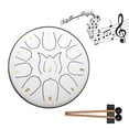thumbnail image 1 of Educational Childrens Music Enlightenment Drum Rainy Night Steel Symphony 6-12 Inches E6L6 Hand Empty Drum Drum Tongue Outdoor, 1 of 7