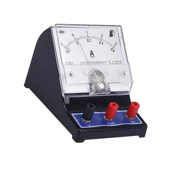 High Precisions D C Ammeter For Physics Experiment With 0.6A-3A Ranges Clear Scale Pointers Display Analog Current Meter