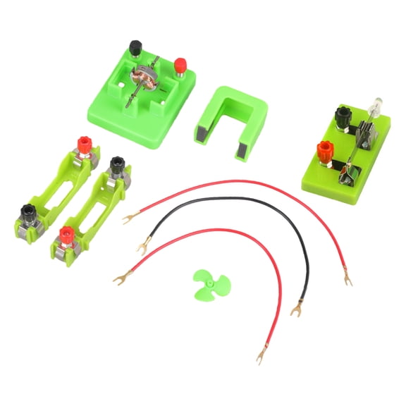 Educational D C Motor Model for Demonstrating Electromagnetic Principles in Physics Classes for Science Laboratory Use