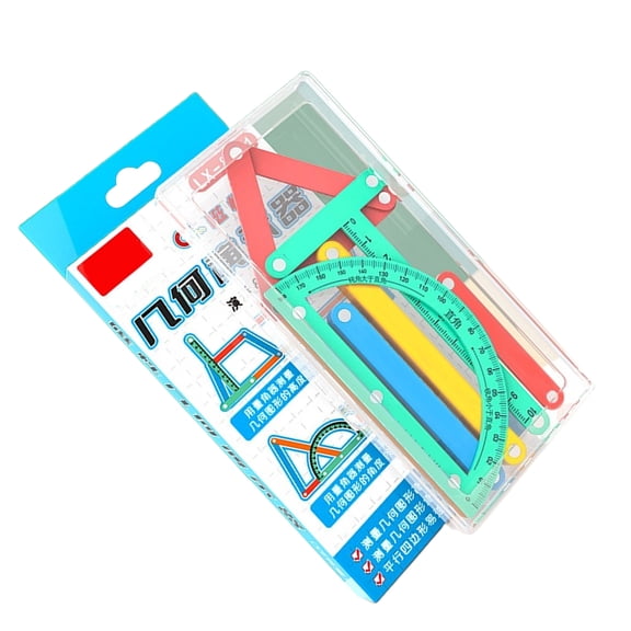 Educational Demonstrator Building Set For Geometry Shape Construction And Interactive STEM Activities