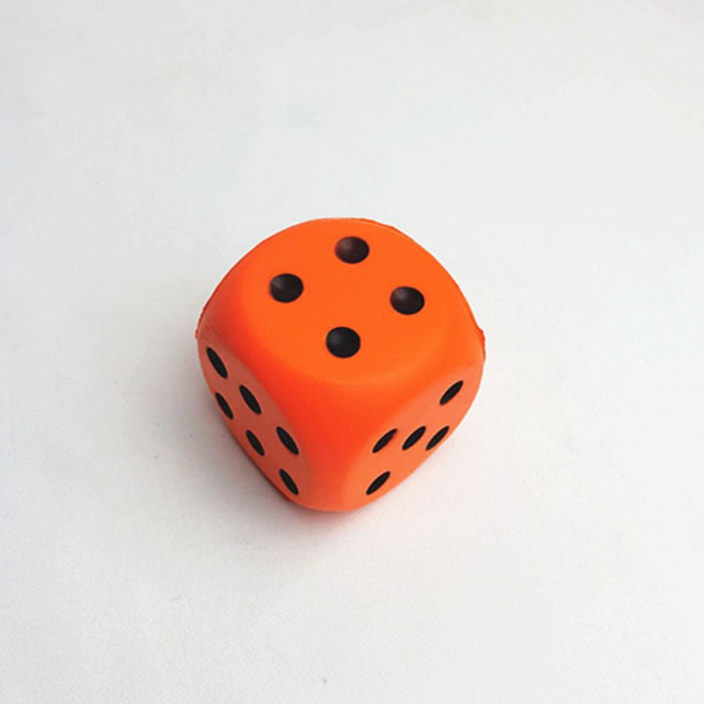 Educational Dice Toy Finger Training Length 6cm Big Dice Squeeze Soft