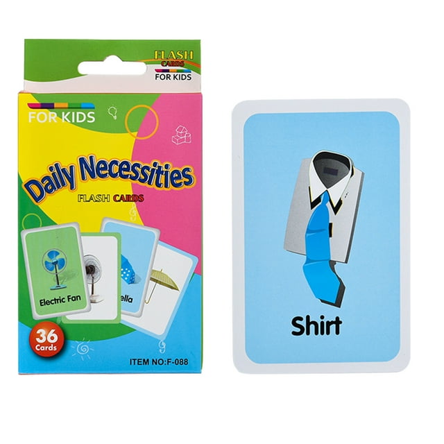 Educational Flash Cards for Toddlers First Words Preschool Kindergarten