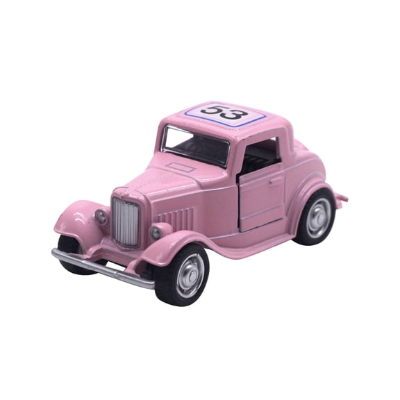 Educational Hardtop Car Model - Classic Retro Vehicle Collectible and Brain Teaser Toy for Kids