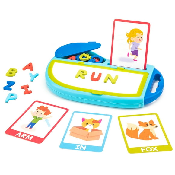 Educational Insights Alpha Magnets GO! Spelling Activity Set, 73 Pieces, Ages 3+