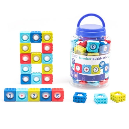 Educational Insights Alphabet BubbleBrix, Fidget Popper Learning Toy, Preschool & Kindergarten, Ages 3+