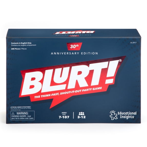 Educational Insights Blurt! Word Game, Family Board Games, Adults and Kids Ages 7 and up