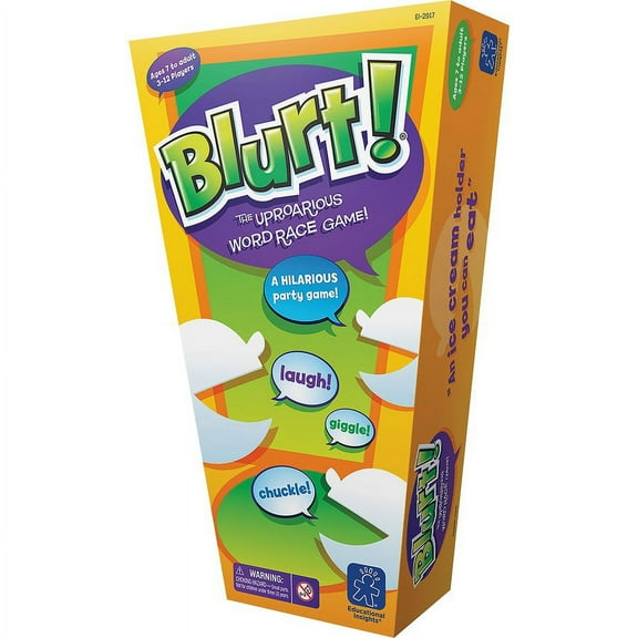 Educational Insights Blurt Word Race Game - Strategy - 3 to 12 Players - 1 Each | Bundle of 2 Each