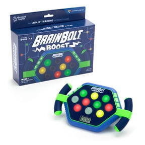 Educational Insights BrainBolt Boost Handheld Electronic Memory Game, Kids and Adults Ages 5+