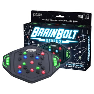 Educational Brain Teaser Memory Game,15 Key Handheld Memory Game with Light  & Sound,2 Gaming Mode Electric Point Brainy Game for Adult & Kid,Brain