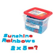 Educational Insights Color-Coded Alphamagnets and Mathmagnets, 214 Pieces