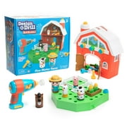 Educational Insights Design & Drill Bolt Buddies Barn, Preschool STEM Toy, Ages 3+