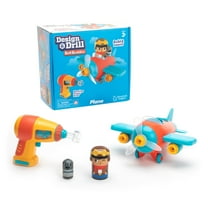 Educational Insights Design & Drill Bolt Buddies Plane Take Apart Toy with Electric Toy Drill, STEM Toy, Ages 3