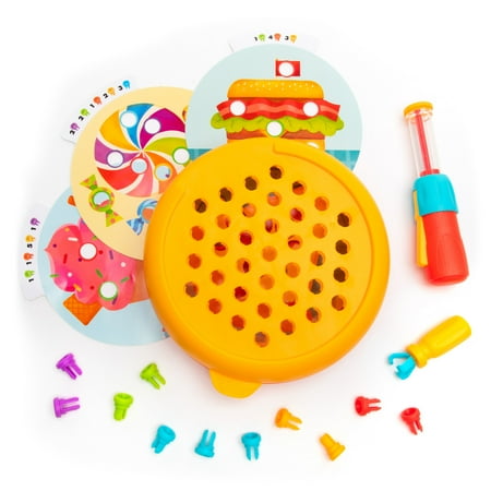 Educational Insights Design and Drill Rivet Pop Workshop, Kids Tool Set, Ages 3 and up