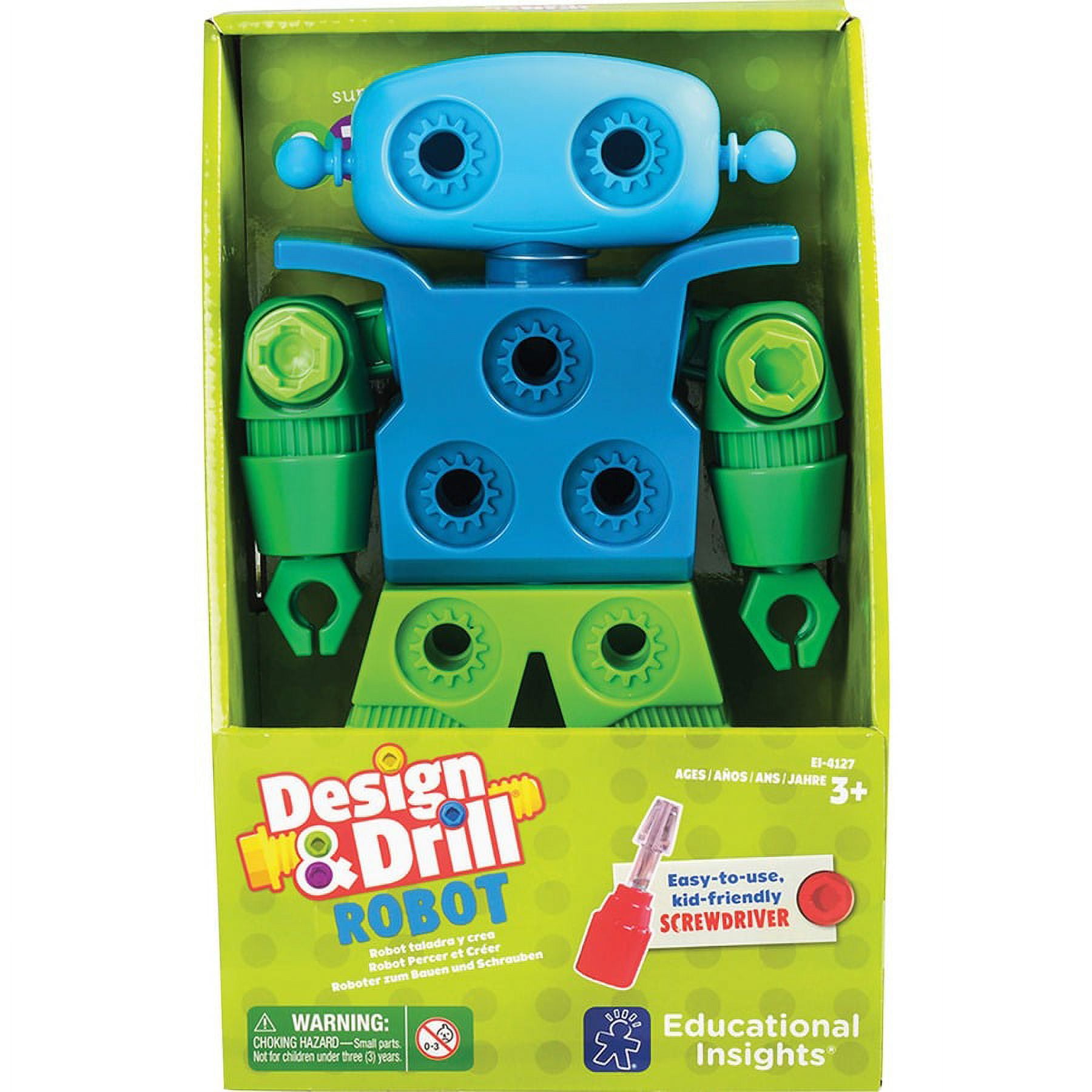 Educational Insights Design & Drill Robot Play Set - Theme/Subject