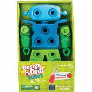 Educational Insights Design & Drill Robot Play Set - Theme/Subject: Learning - Skill Learning: Problem Solving, Creativity, Eye-hand Coordination - Multi Educational Insights Design & Drill Robot Play Set - Theme/Subject: Learning - Skill Learning: Problem Solving, Creativity, Eye-hand Coordination - Multi