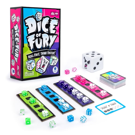 Educational Insights Dice of Fury Family Board Game, Ages 7 and up