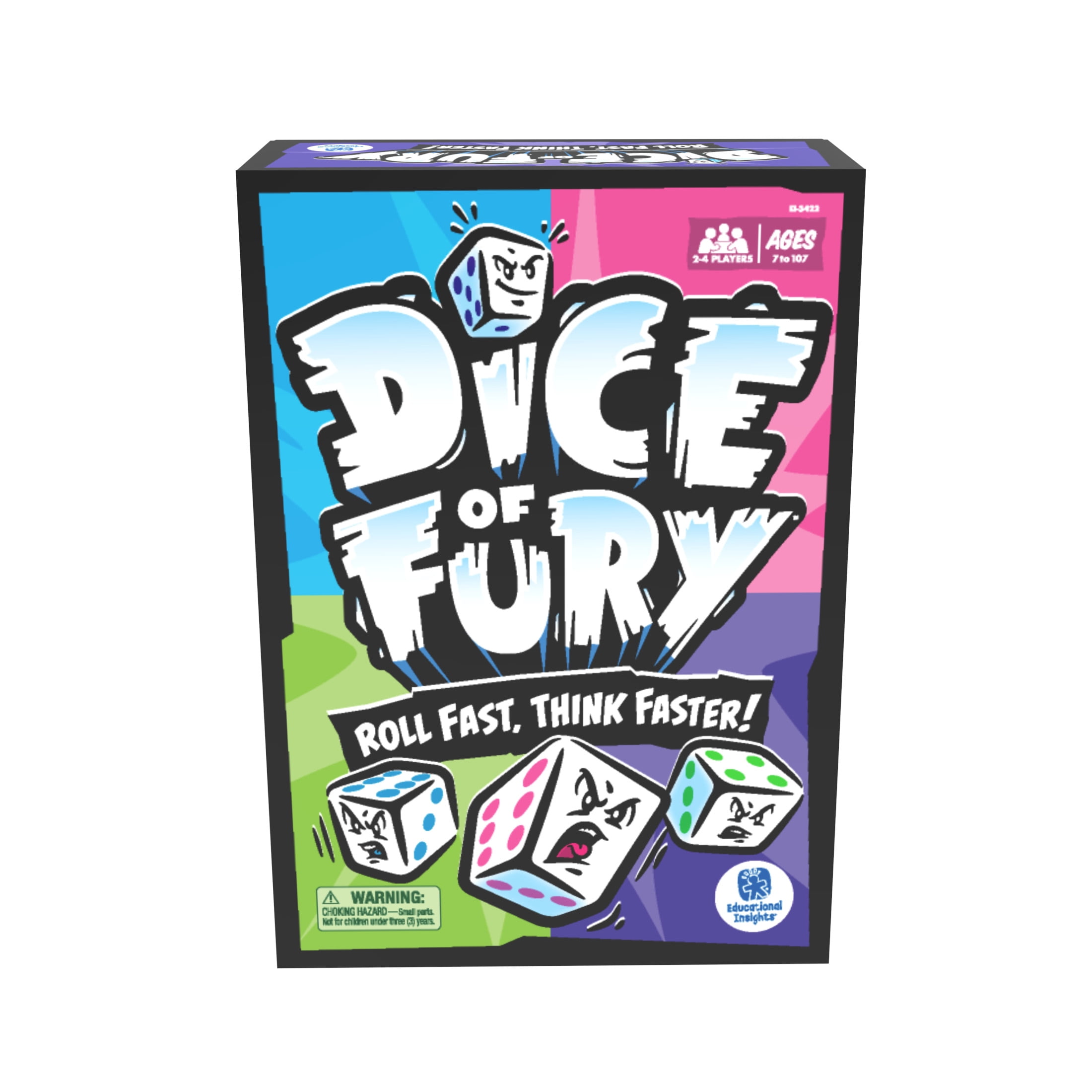 Educational Insights Dice of Fury Family Board Game, Ages 7 and up