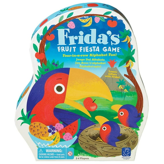 Educational Insights Frida's Fruit Fiesta, Alphabet Board Game, Toddler Toys, Ages 4+