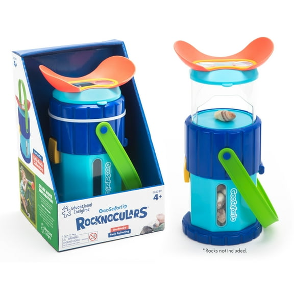 Educational Insights GeoSafari Jr. Rocknoculars, Rock Microscope, Science Sets for Kids Ages 4+