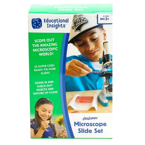 Educational Insights GeoSafari Microscope Slide Set
