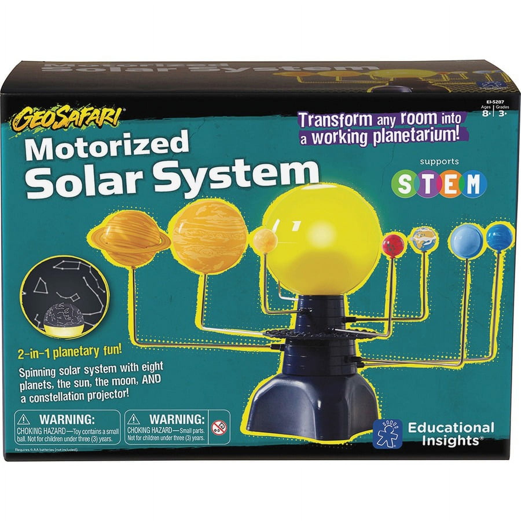 Educational Insights GeoSafari Motorized Solar System - Theme/Subject: Learning - Skill Learning: Planets, Solar System - 8 Year & Up - Multi Educational Insights GeoSafari Motorized Solar System - Theme/Subject: Learning - Skill Learning: Planets, Solar System - 8 Year & Up - Multi