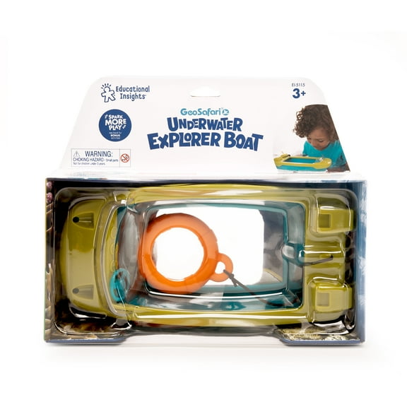 Educational Insights GeoSafari Underwater Explorer Boat, Water Toy, Kids Ages 3 and up