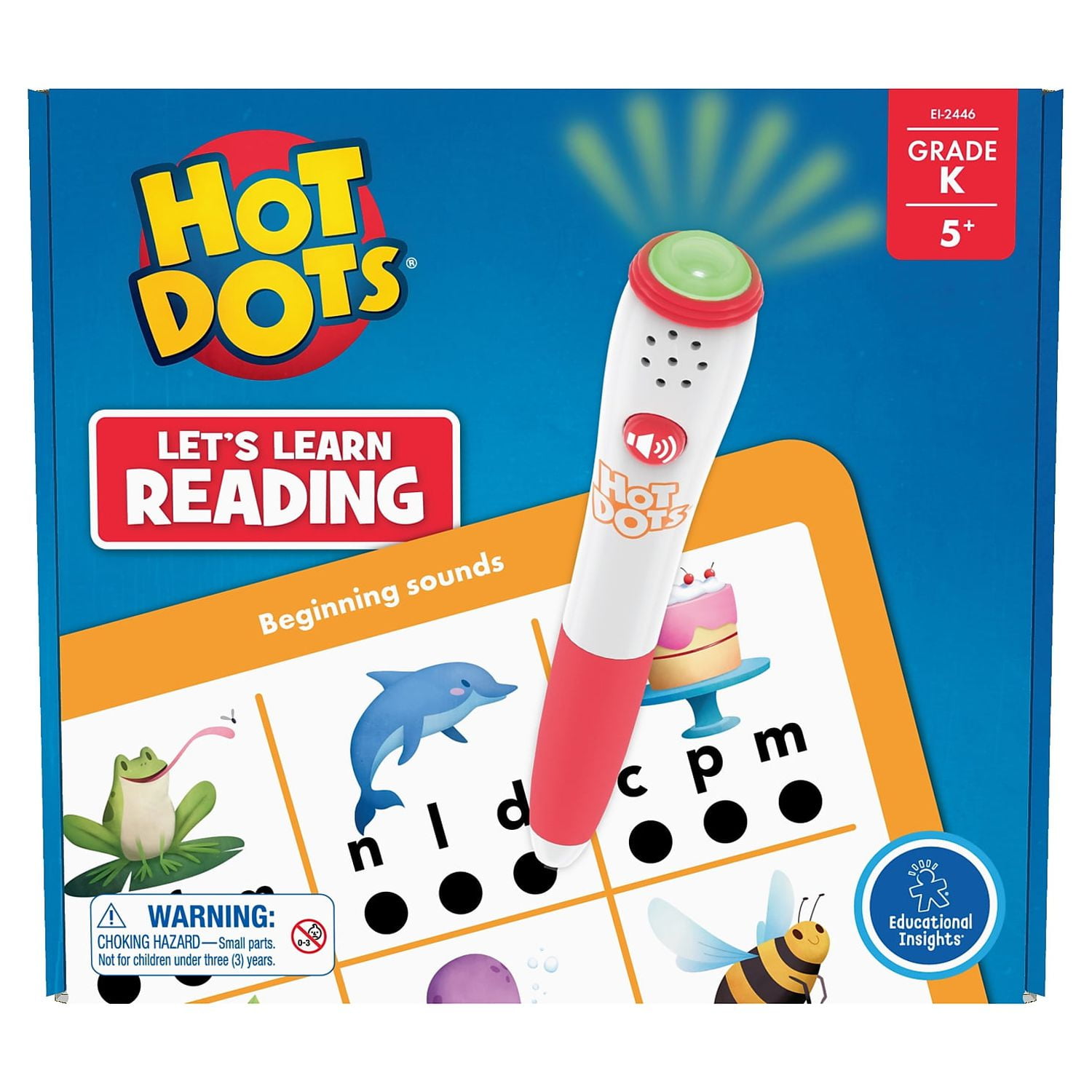 Learning Resources 2368 Hot Dots Jr. Pen Pals Class Set (5 Pens)